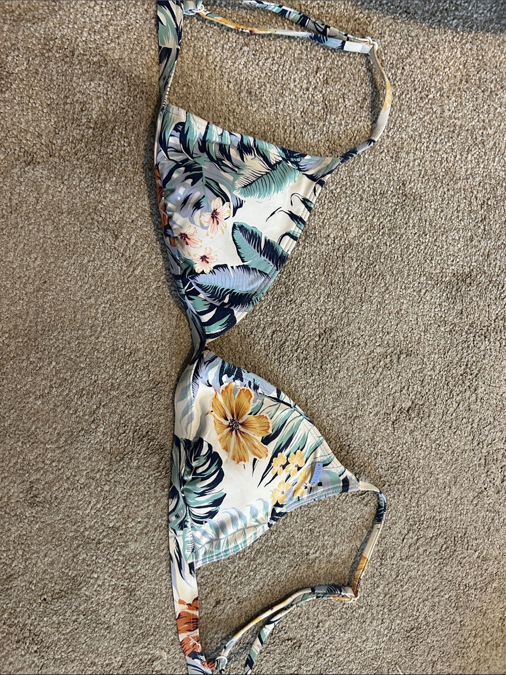 ROXY Floral Tropical Bikini Top
